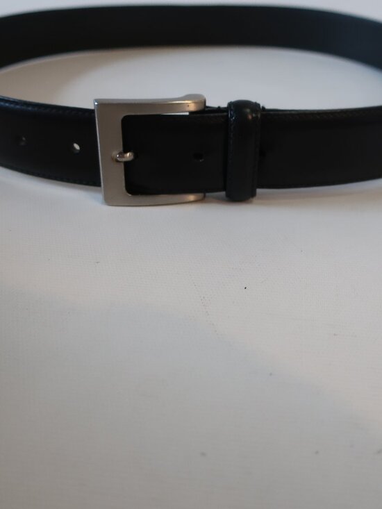 Prada Other - Mens Prada Black Leather Belt W/Silver Buckle Size 36/90 **